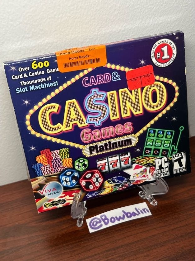 CARD & CASINO Games Platinum PC CD-ROM 2007 Selectsoft Viva Media – New Sealed !