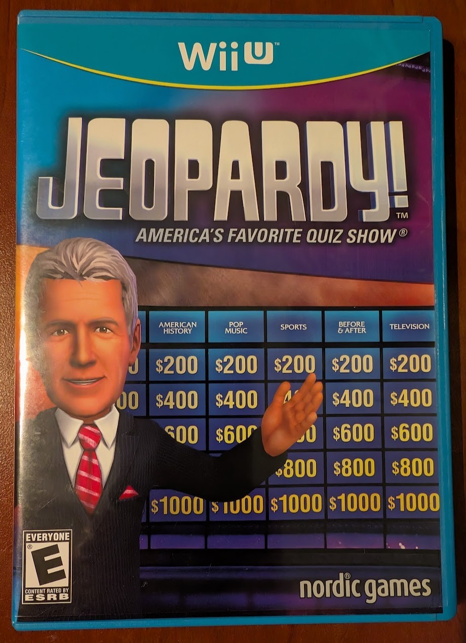 Jeopardy Nintendo – Wii U (RARE Nordic Games Variant) Complete