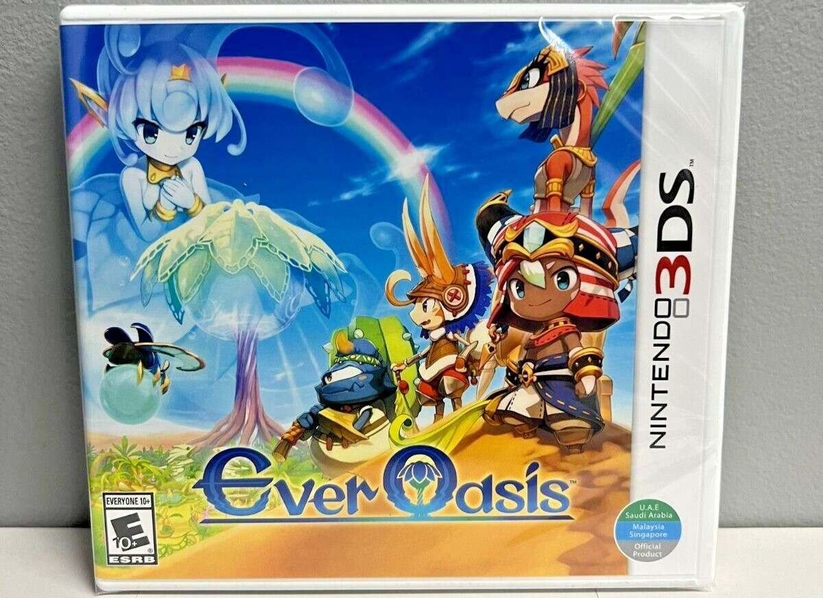 Ever Oasis – Nintendo 3DS World Edition Brand New Sealed!