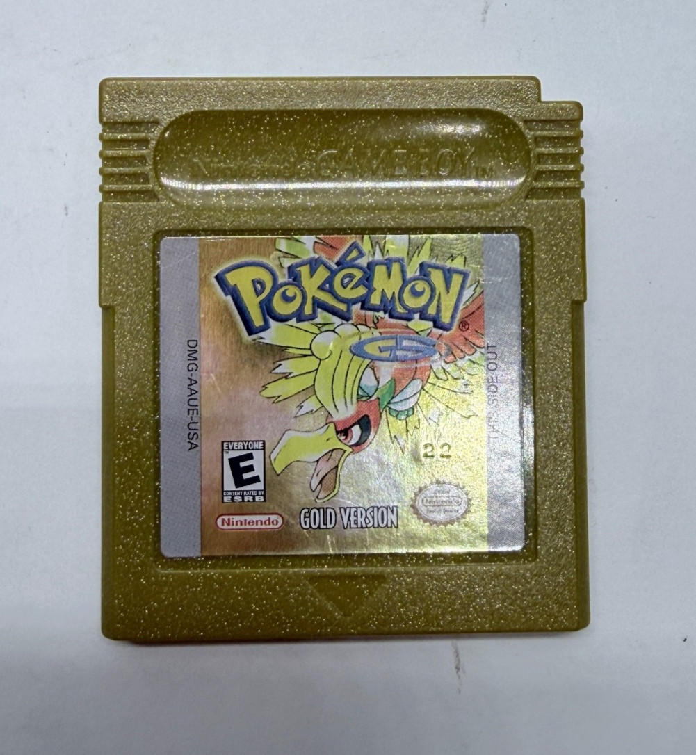 Pokemon Gold Version Nintendo Game Boy Game Cartridge Authentic