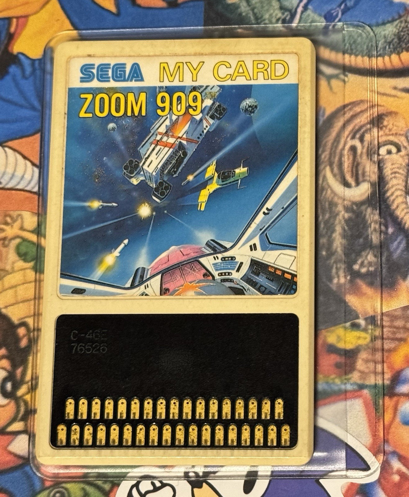 Zoom 909 Sega My Card C-47 Sega Mark III Japan Import US Seller TESTED