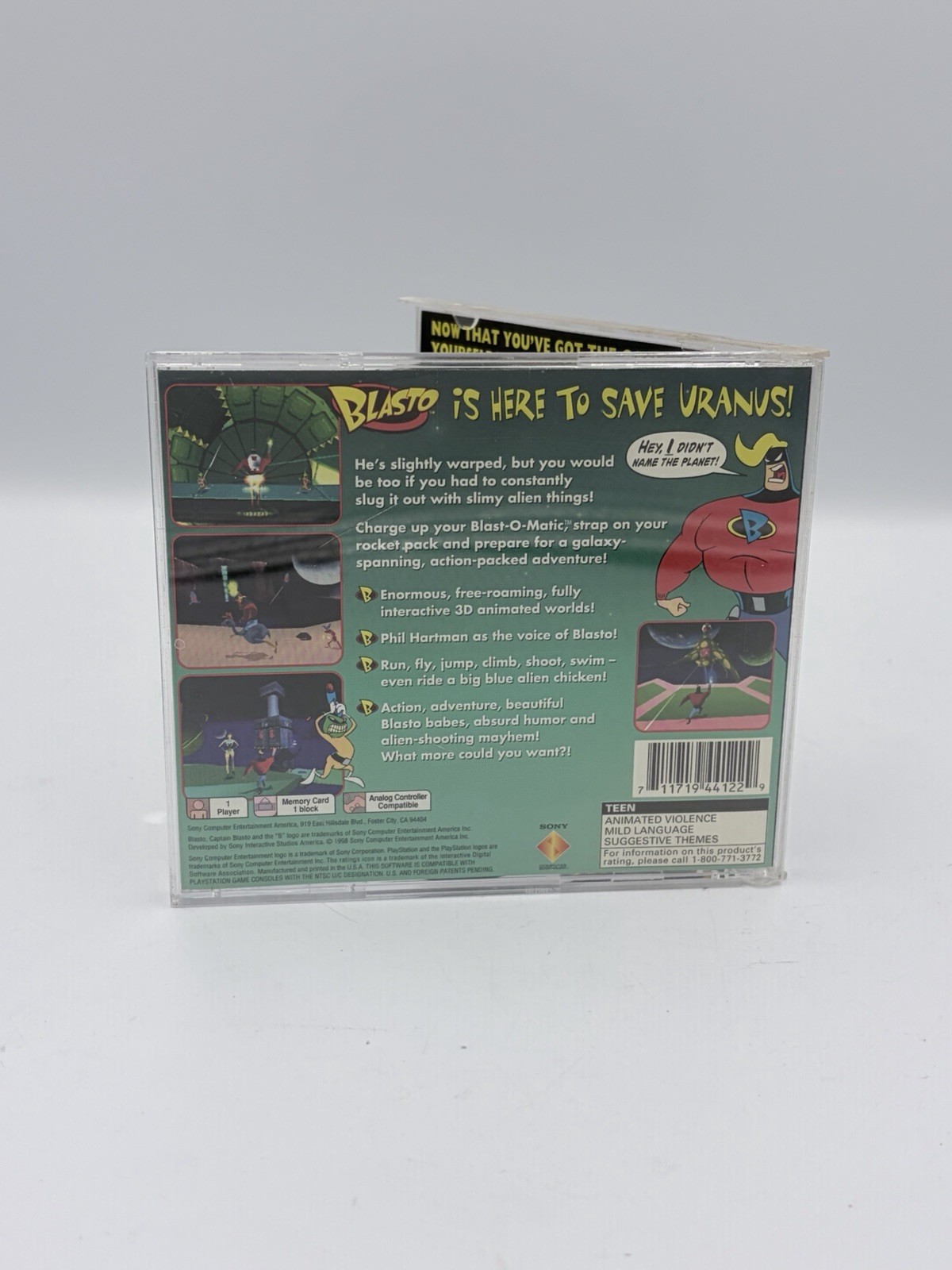 Blasto (Sony PlayStation 1) Refurbished & Tested Clean Disc 1 Year Warranty