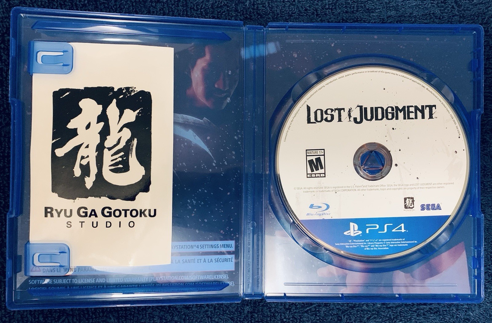 Lost Judgment (Sony PlayStation 4, 2021) PS4 CIB Complete w/ Sticker Tested