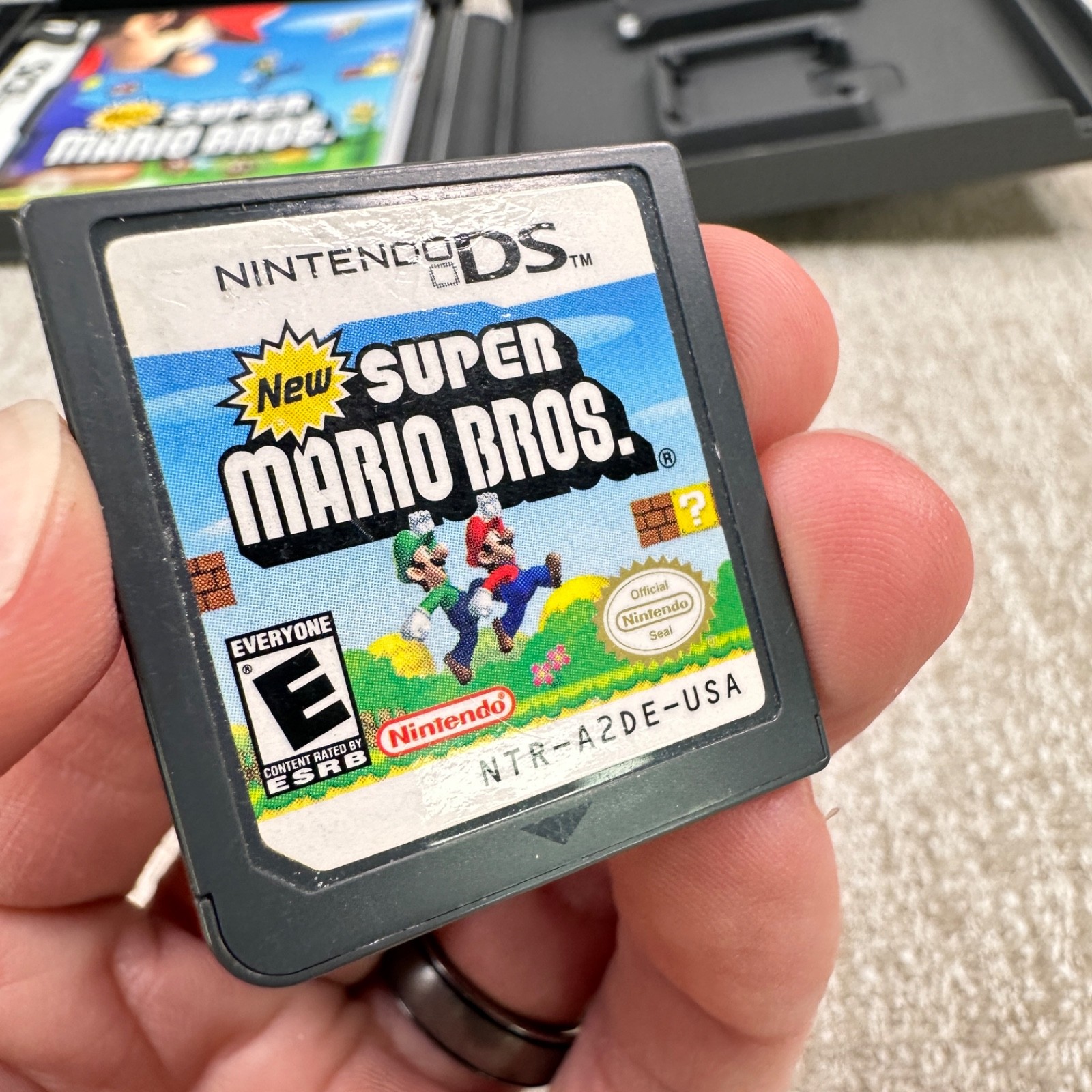 New Super Mario Bros. (Nintendo DS, 2006) DS CIB Complete w/ Manual Tested