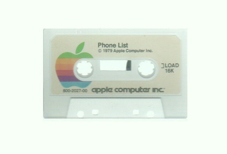Brian’s Theme / Phone List Apple II Cassette Tape by Apple Computer, 1979