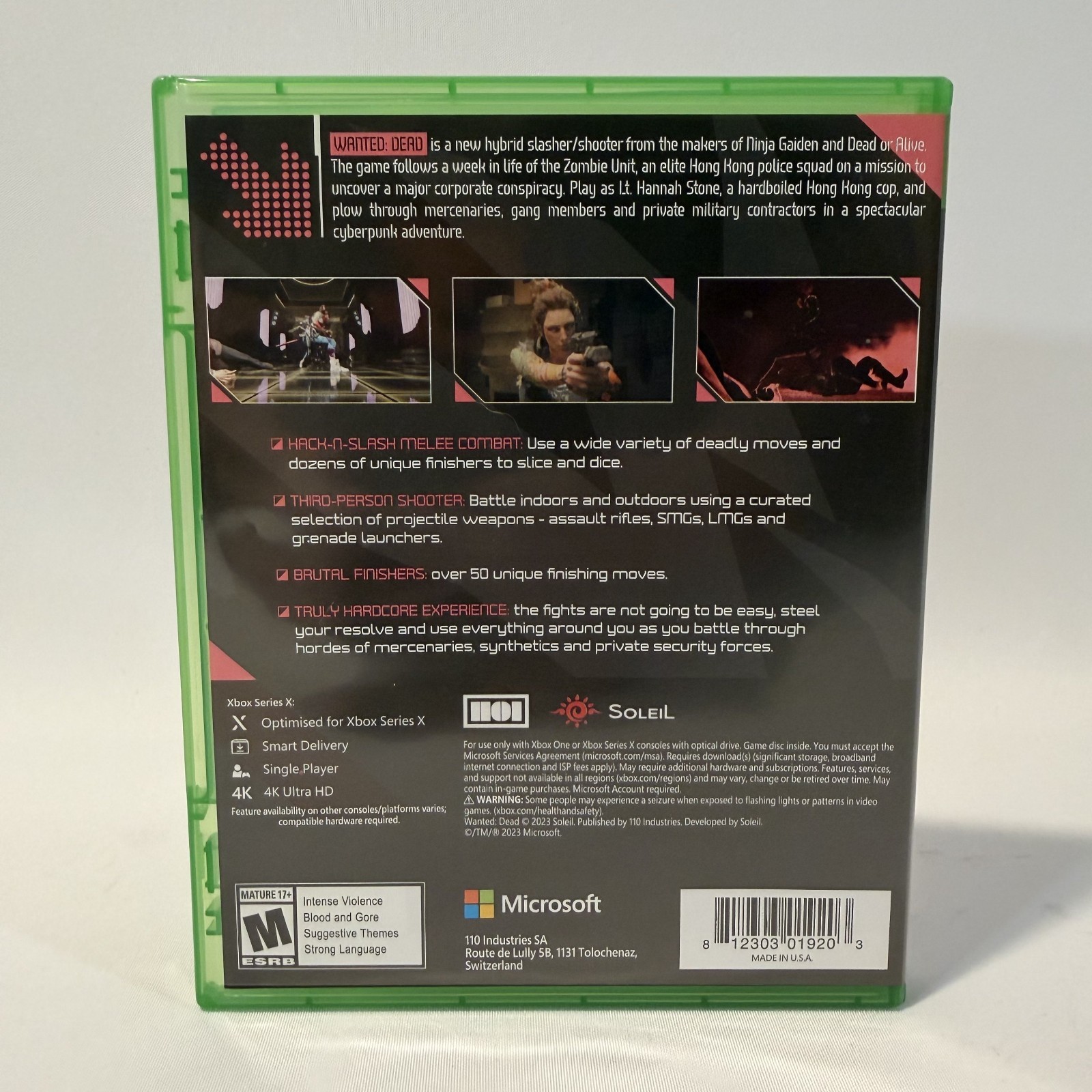Wanted Dead Microsoft Xbox Series X Action Hack and Slash Shooter Video Game