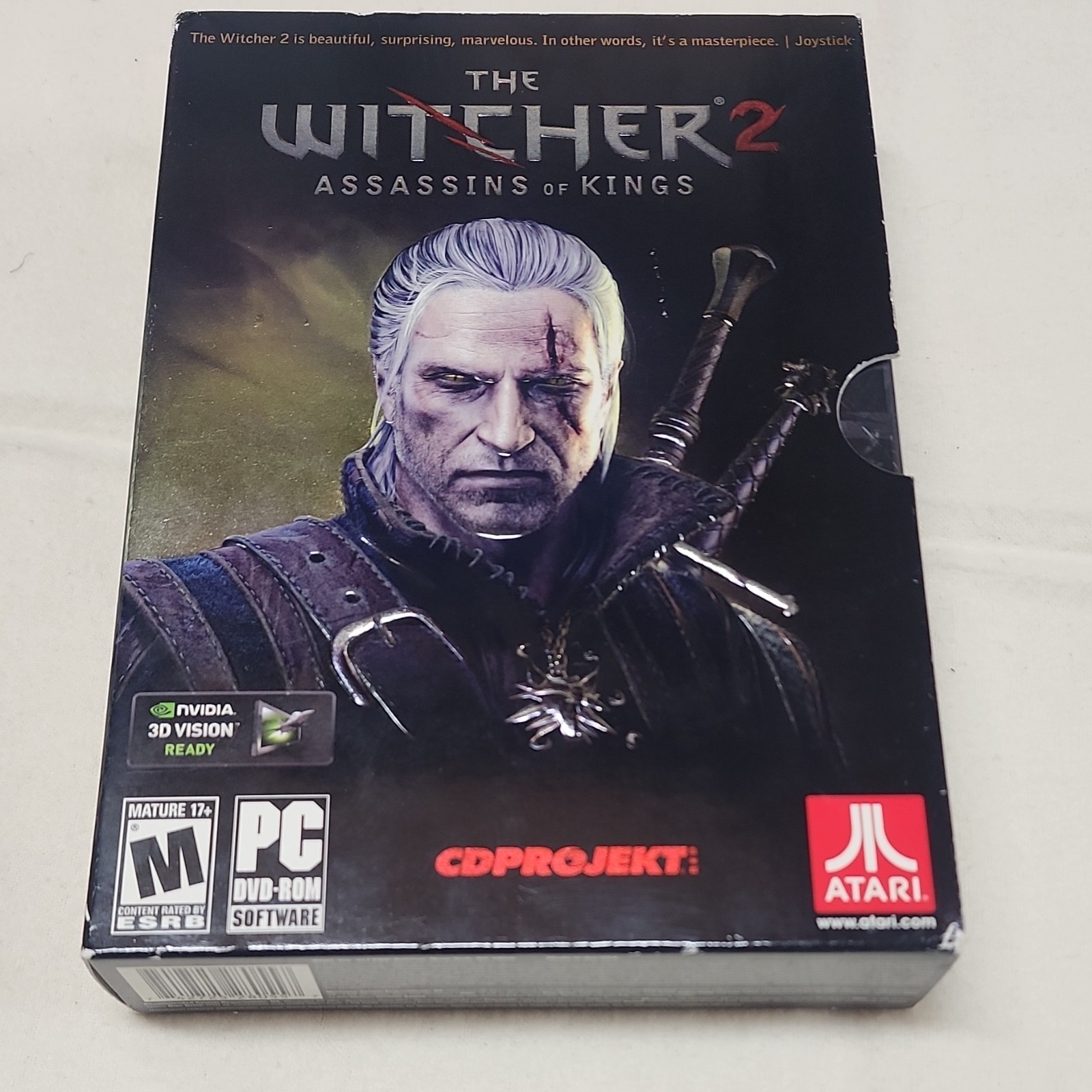 The Witcher 2: Assassins of Kings PC RPG by CD Projekt RED Atari Manual Included