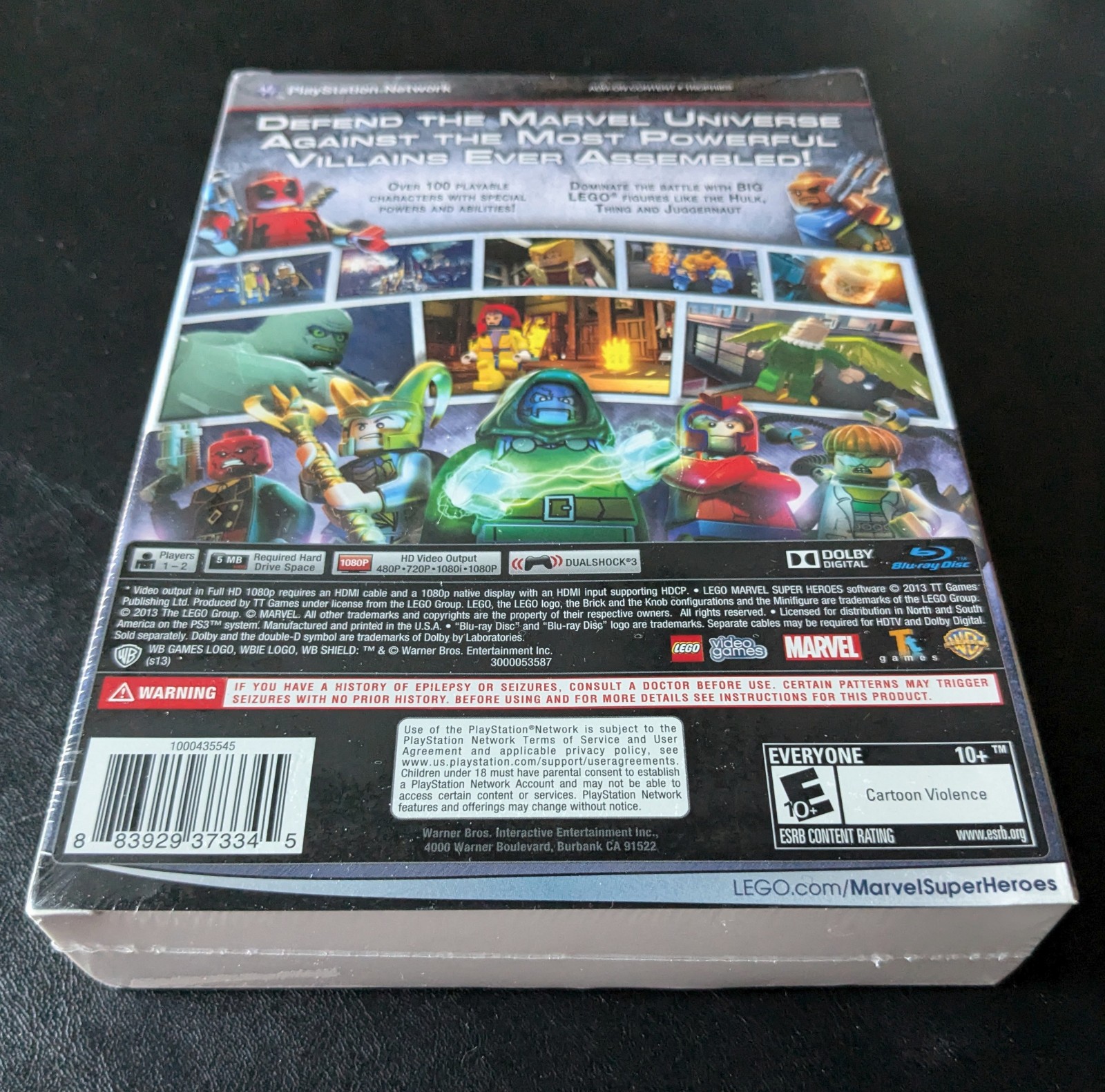 💥 LEGO Marvel Super Heroes Walmart Exclusive PS3 NEW SEALED w IRON PATRIOT 💥