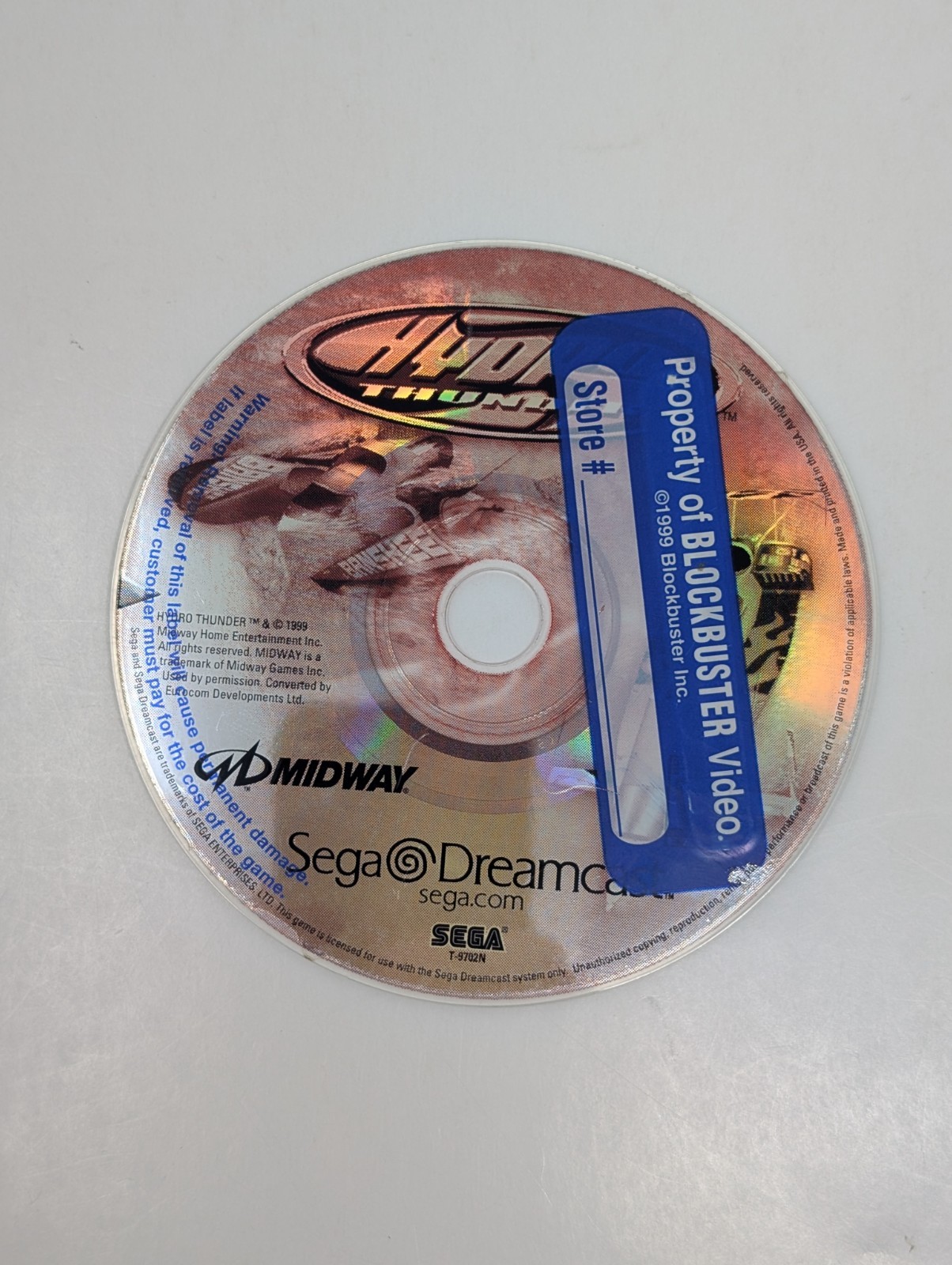 Hydro Thunder (Sega Dreamcast) – Disc Only