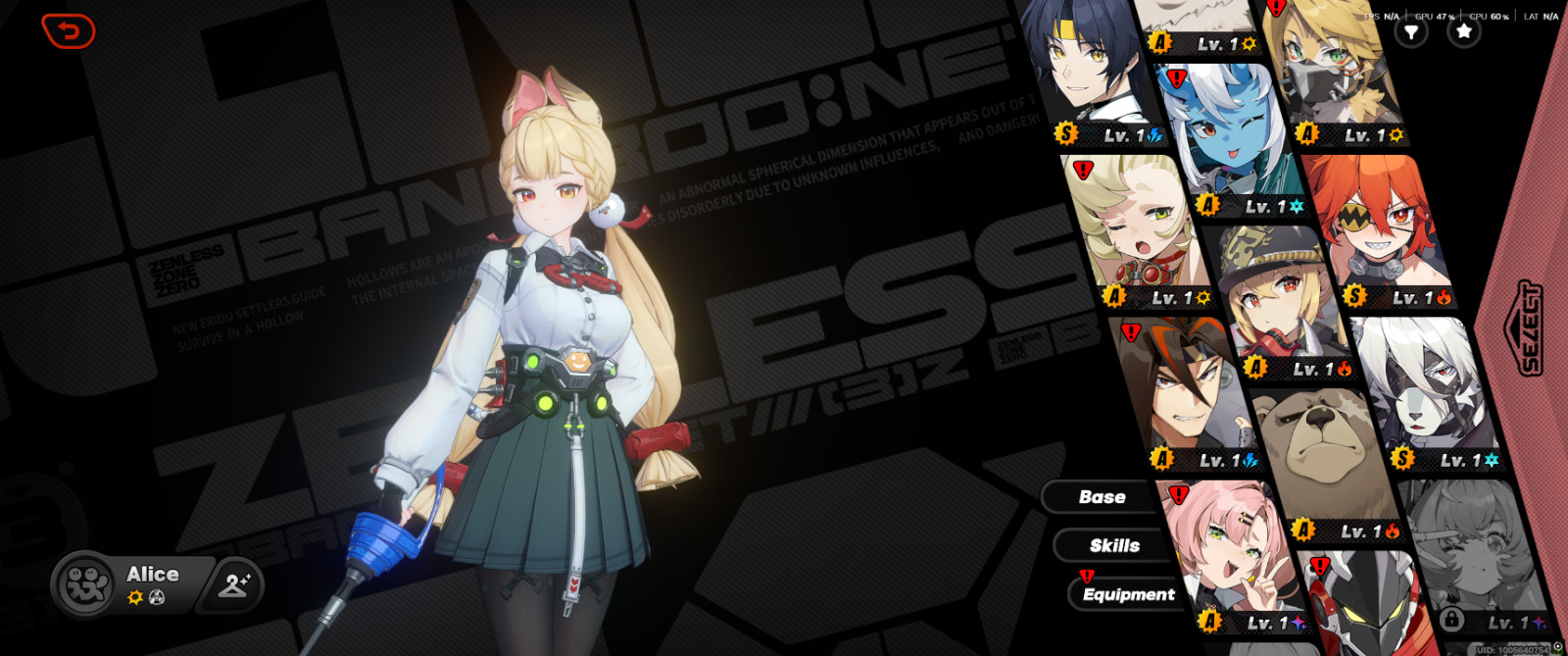 IK13 [NA] NANGONG YU + W1, YUZUHA, ALICE, HARUMASA + MORE | Zenless Zone Zero
