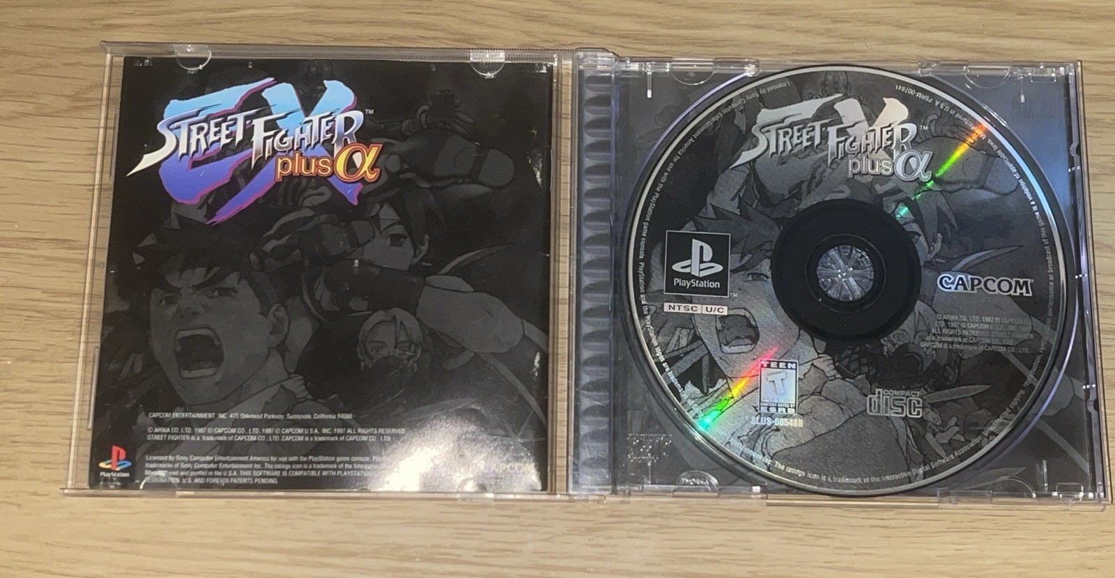 Street Fighter EX Plus Alpha (Sony PlayStation 1, 1997) (Phone Card Variant)