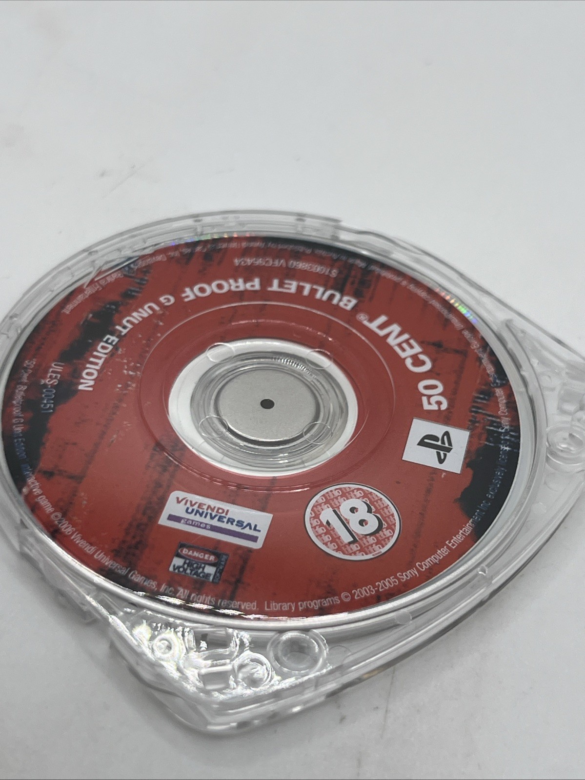 50 Cent: Bulletproof — G Unit Edition (Sony PSP, 2006) Game UMD Only Tested