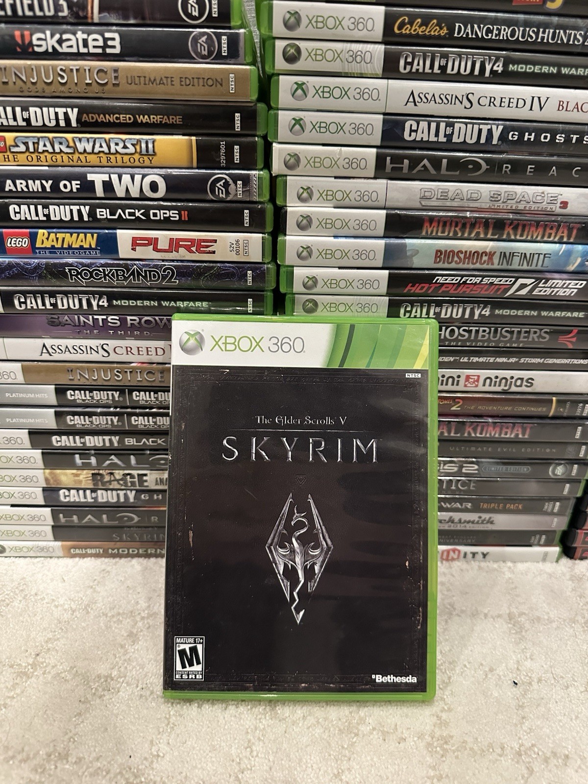 The Elder Scrolls V: Skyrim (Microsoft Xbox 360) No Manual Tested