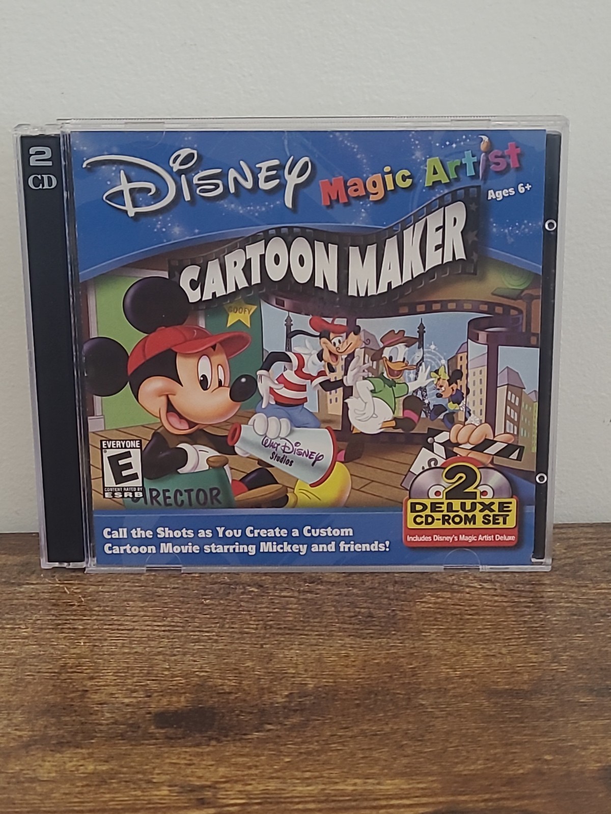 Disney Magic Artist Cartoon Maker 2002 2-Disc Set – CDs Excellent, Case Broken