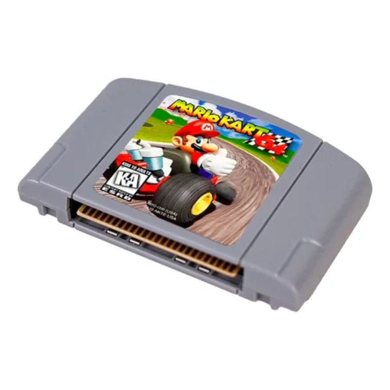 Mario Kart Game Cartridge for N64 Console US NTSC Version Tested Working