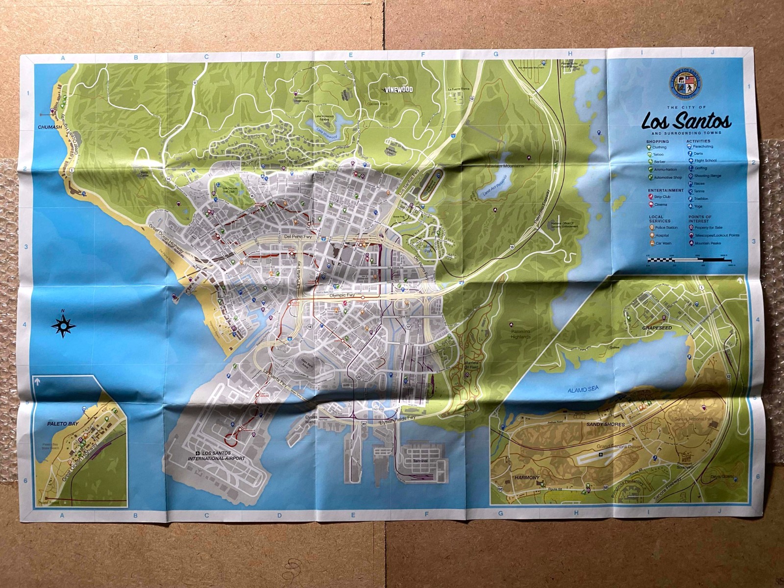 Grand Theft Auto V – Premium (PS4, 2018) – COMPLETE / CIB / MAP / MANUAL *TESTED