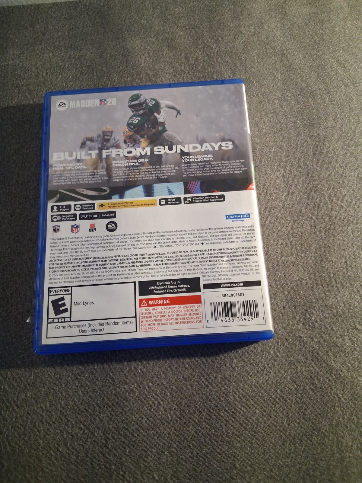 Electronic Arts Madden NFL 26 PS5 E-Everyone Sports Football In-Game Purchases