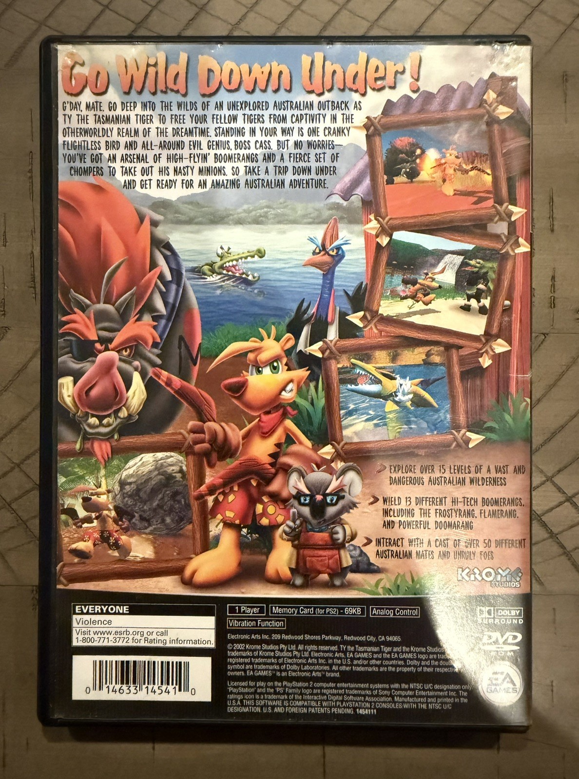 Ty the Tasmanian Tiger 1 & 2: Bush Rescue BUNDLE (Sony PlayStation 2, 2004)