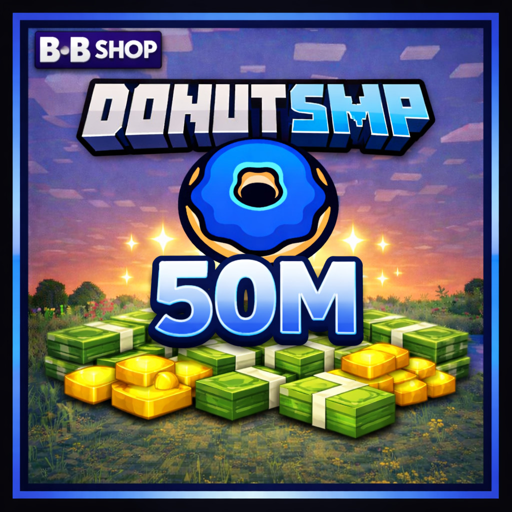 CHEAPEST DONUT SMP MONEY – MINECRAFT MULTIPLAYER| 24/7 INSTANT DELIVERY! ⚡⭐