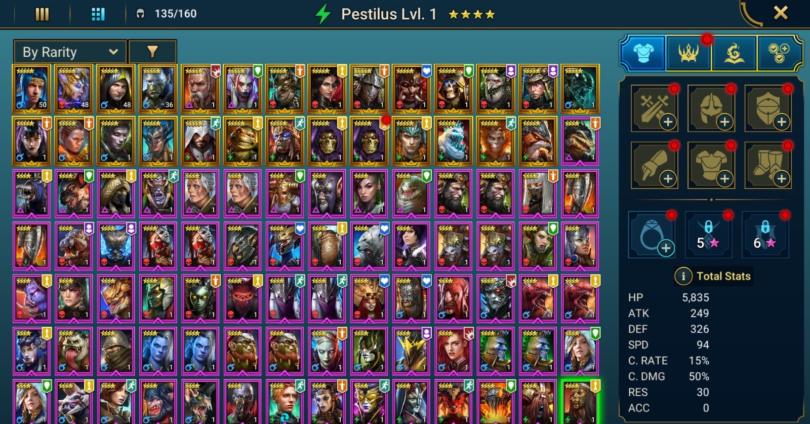 Raid Shadow Legends | Starter acc with Taras : 95k energy / 27 Legendary heroes
