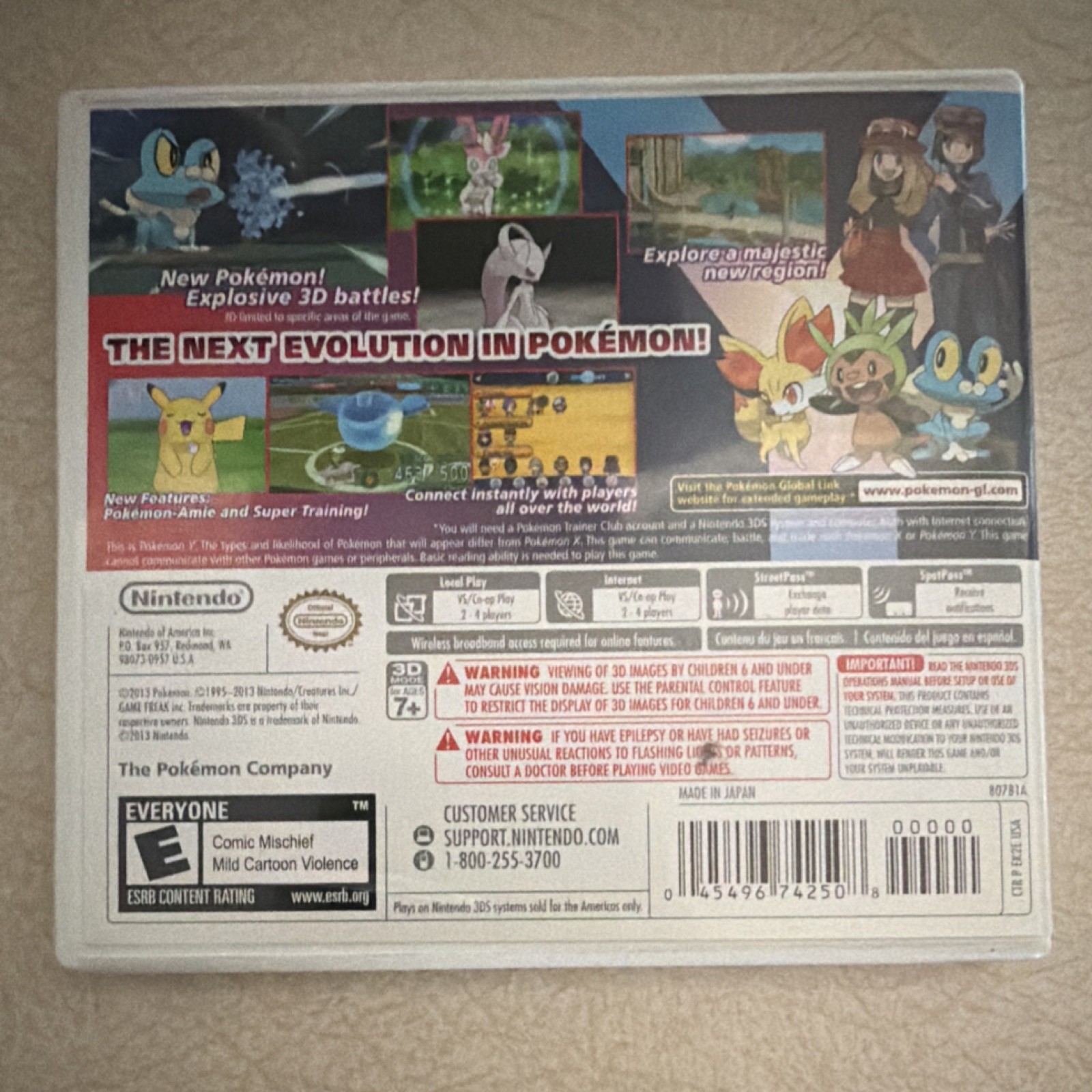 Pokémon Y Nintendo 3DS