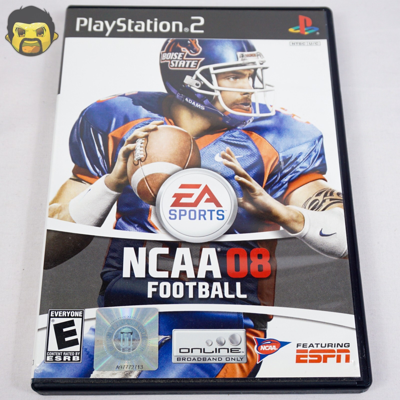 NCAA Football 08 PS2 CIB Sony PlayStation 2 2007 Complete with Manual C