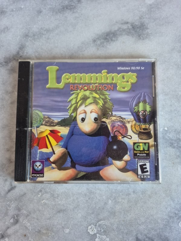 Lemmings Revolution (PC Game, 2000) CD-Rom Psygnosis USA NM 4672