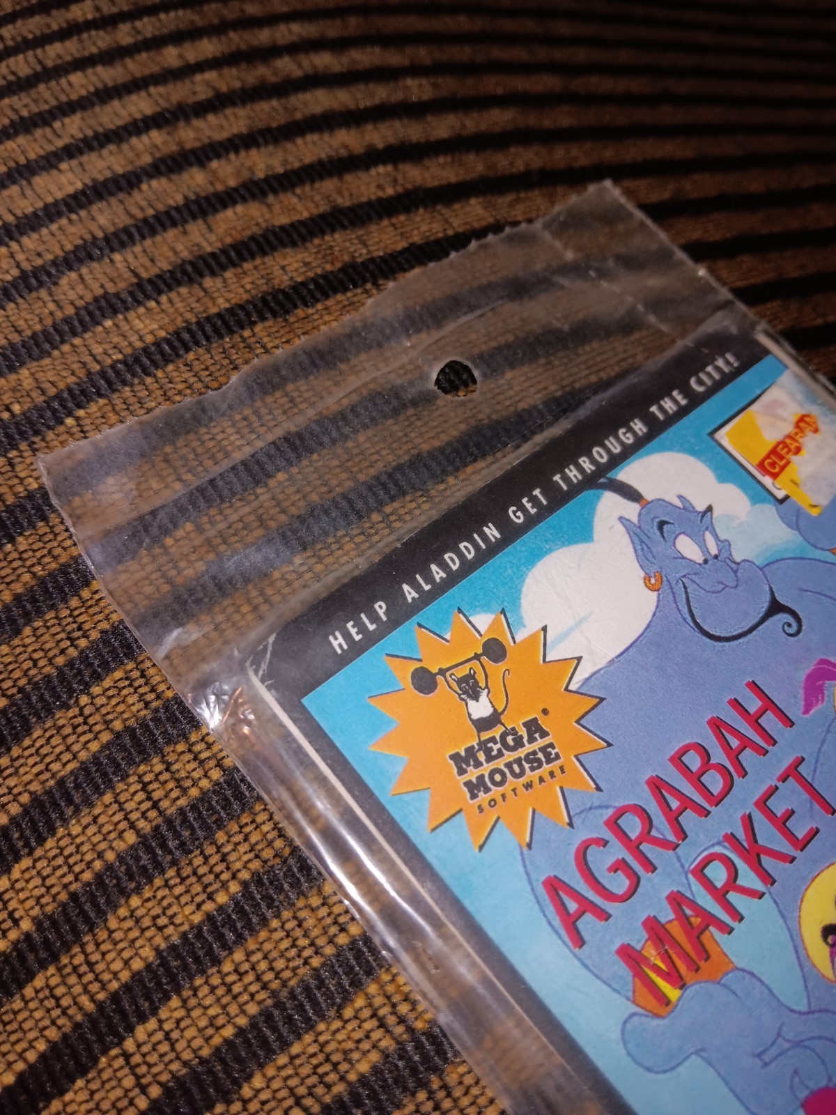 Mega Mouse Software DOS Disney’s Aladdin Agrabah Market Floppy Disk MS-DOS