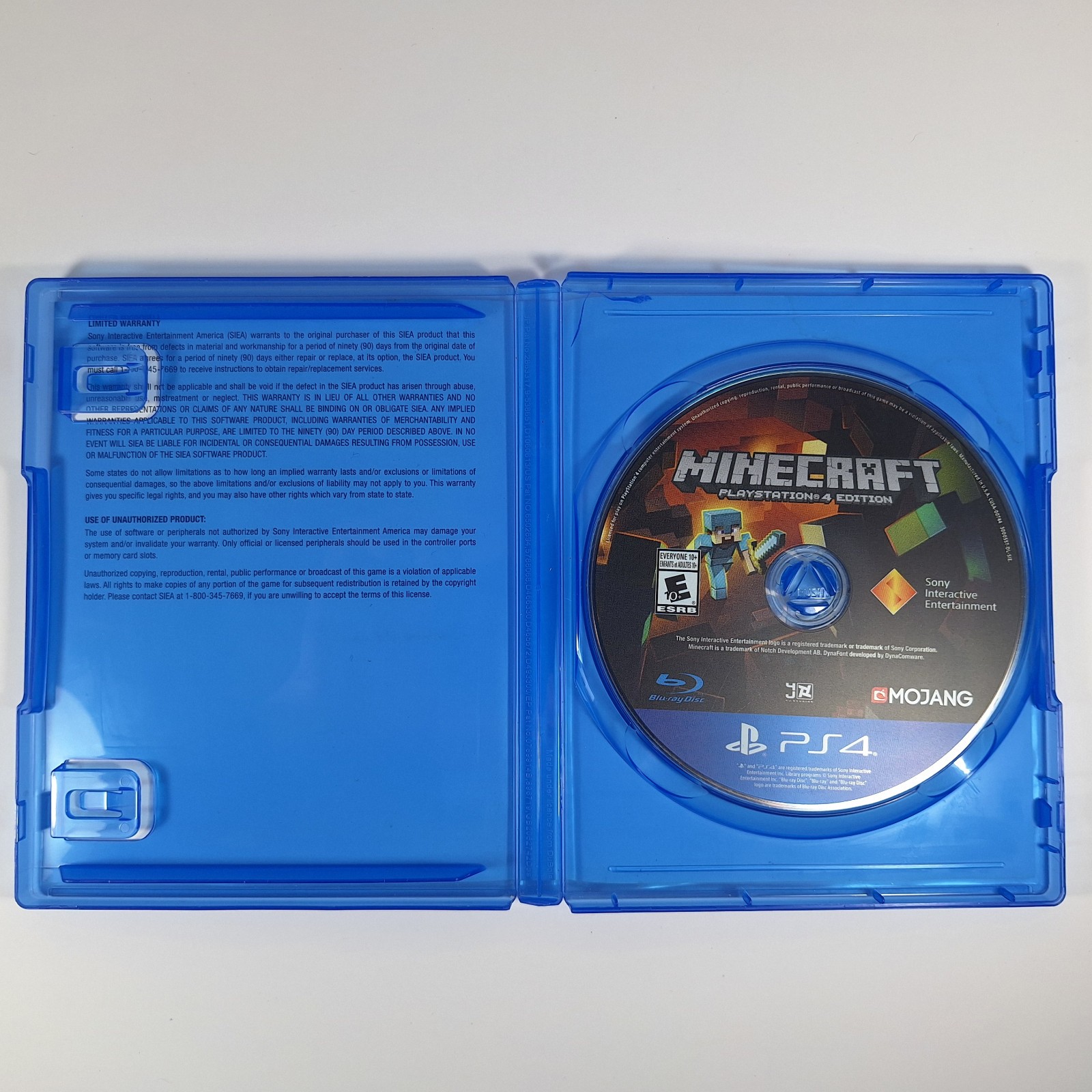 Minecraft Sony PlayStation 4 Edition PS4 – Case and Disc