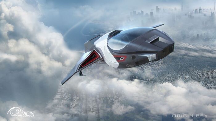 Origin 890 JUMP Star Citizen Capital Ship 2yr Insurance Includes 85X Craft