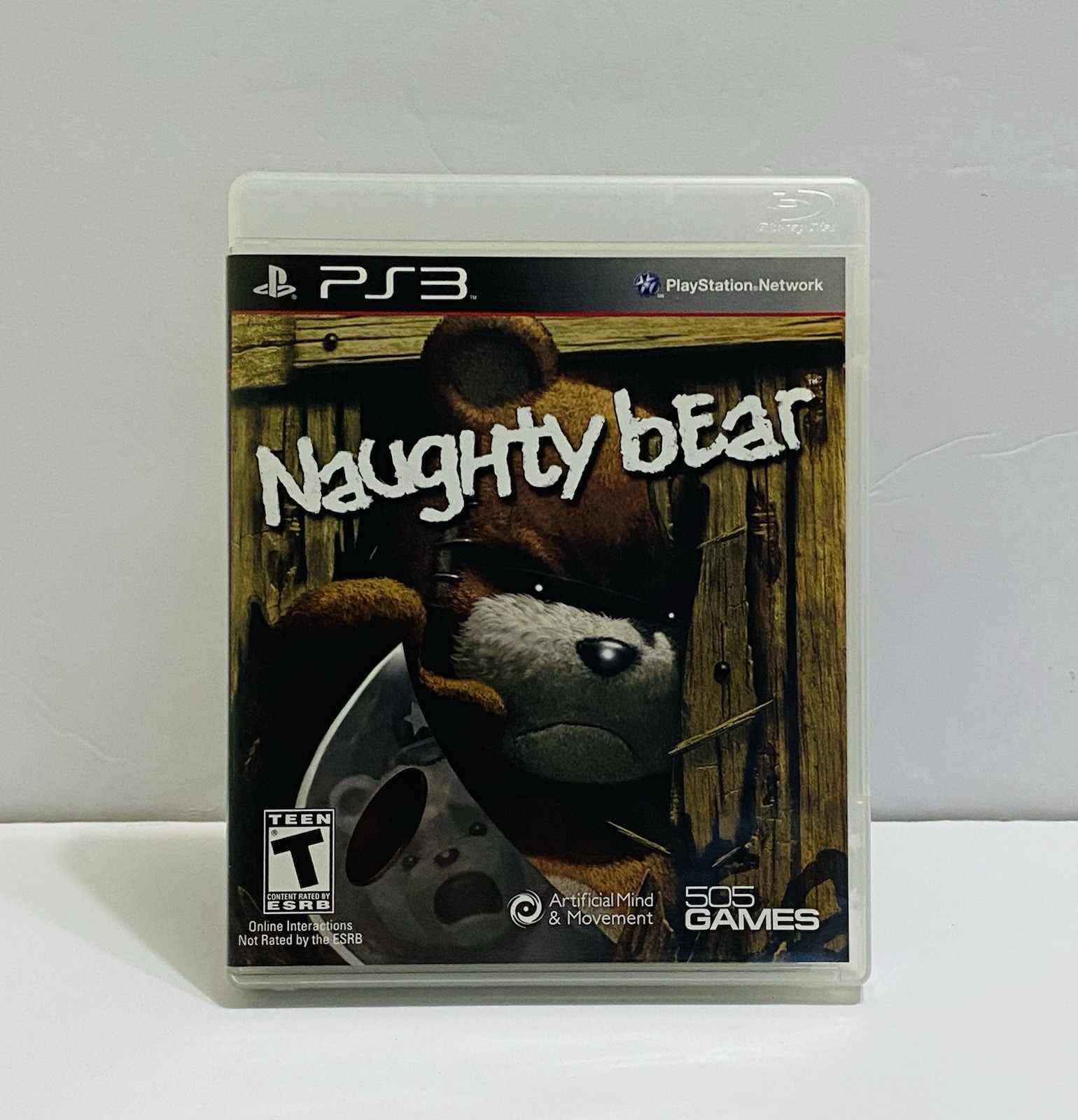 Naughty Bear Sony PlayStation 3 PS3, 2010 – Complete with Manual Tested