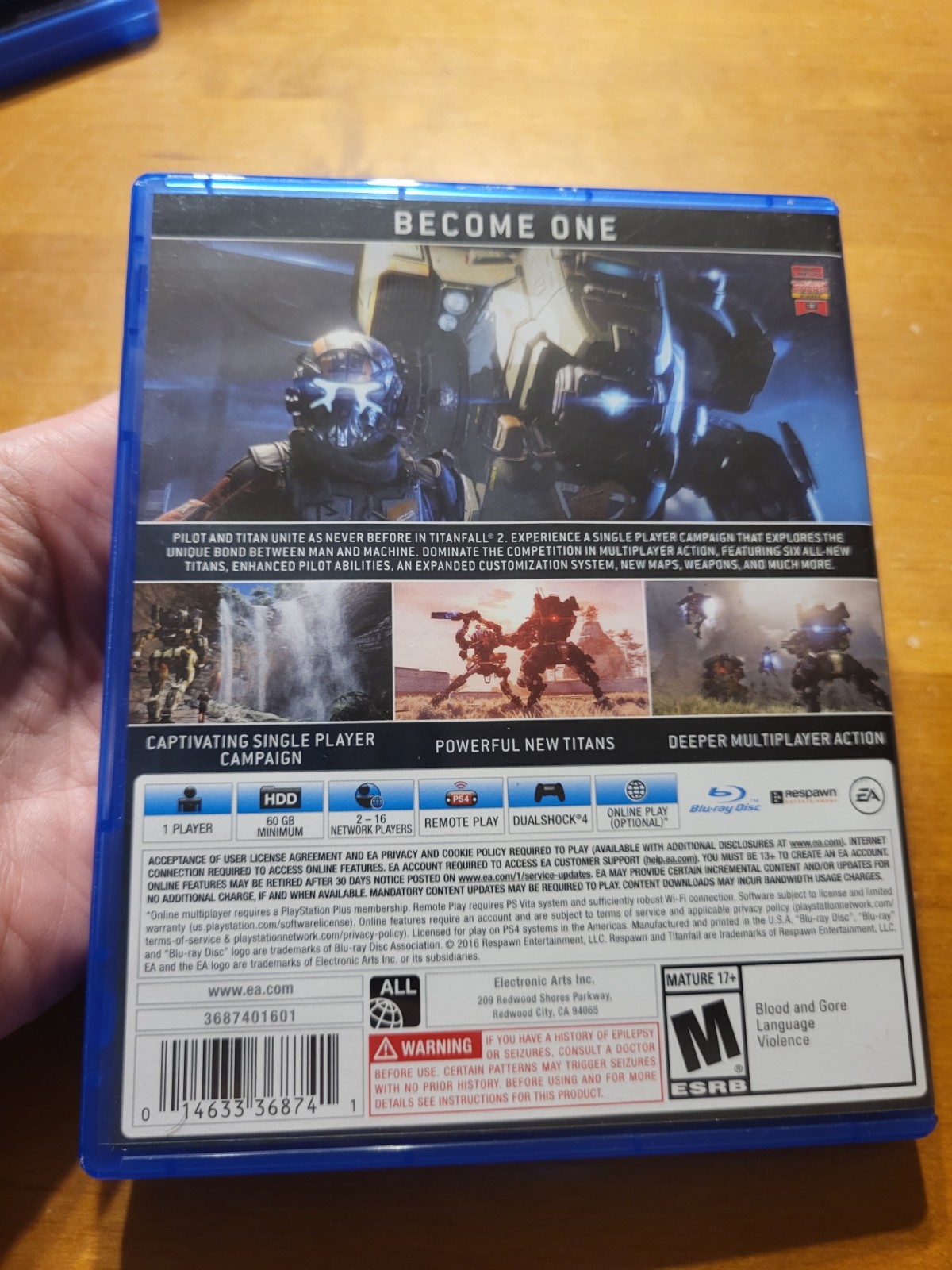 PS4 Playstation 4 Titanfall 2 READ