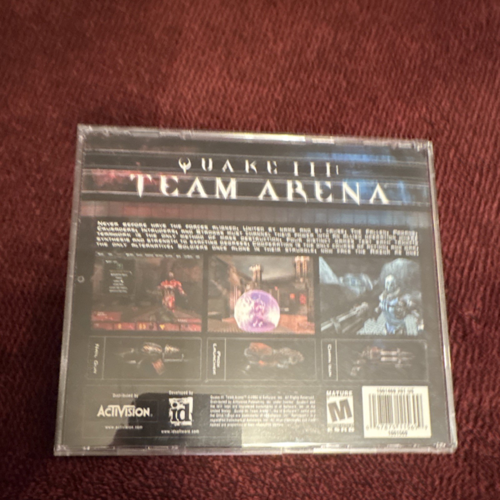 Quake III: Team Arena (PC, 2000) Multiplayer Shooter M Mature Activision