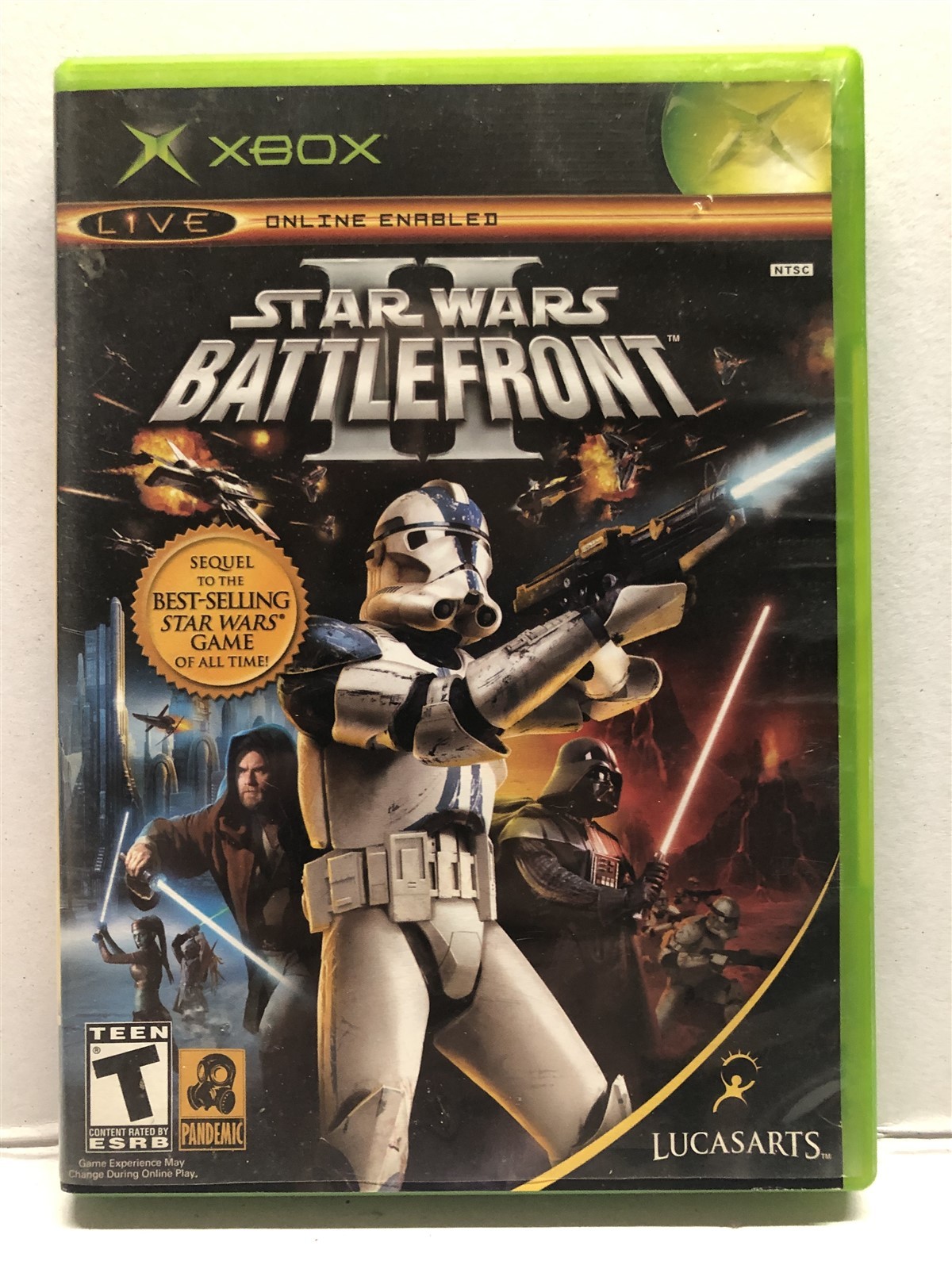 Star Wars: Battlefront II (Microsoft Xbox, 2005) Battlefront 2 Clean & Tested