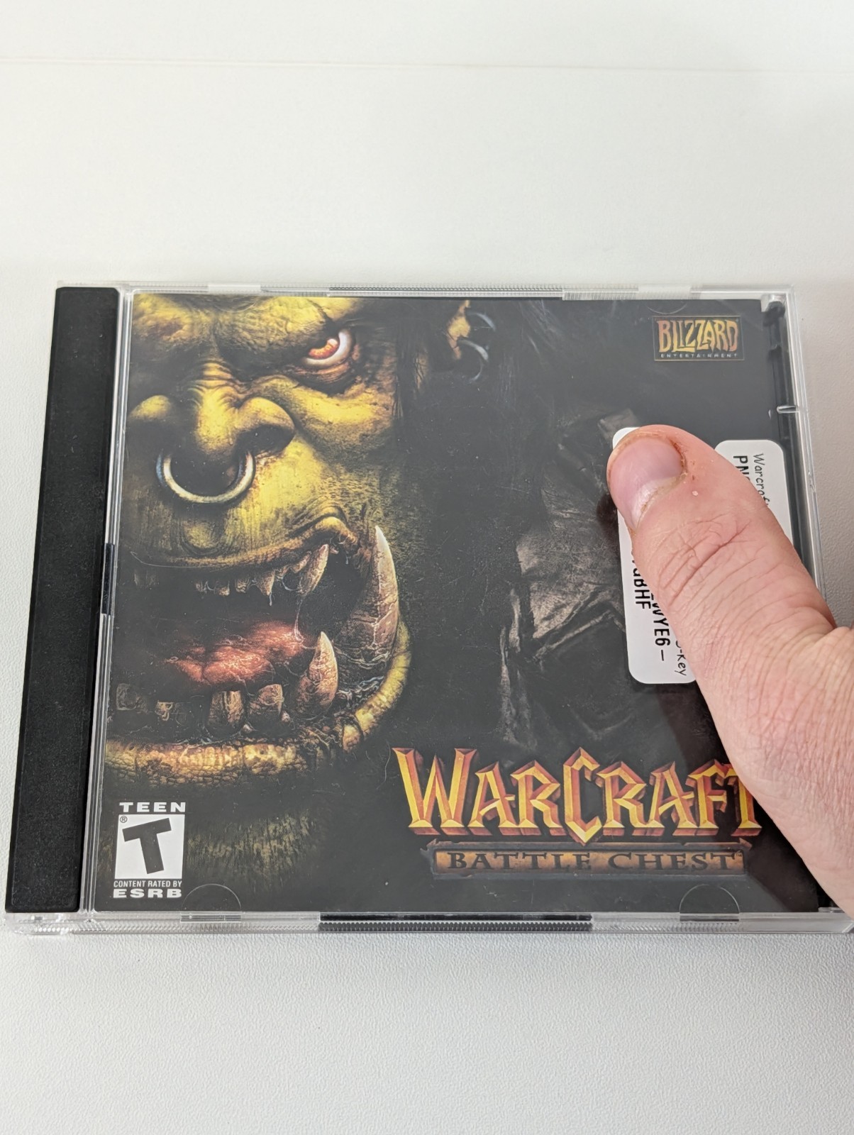 WarCraft III Battle Chest (PC, 2003) Case & Discs + Key