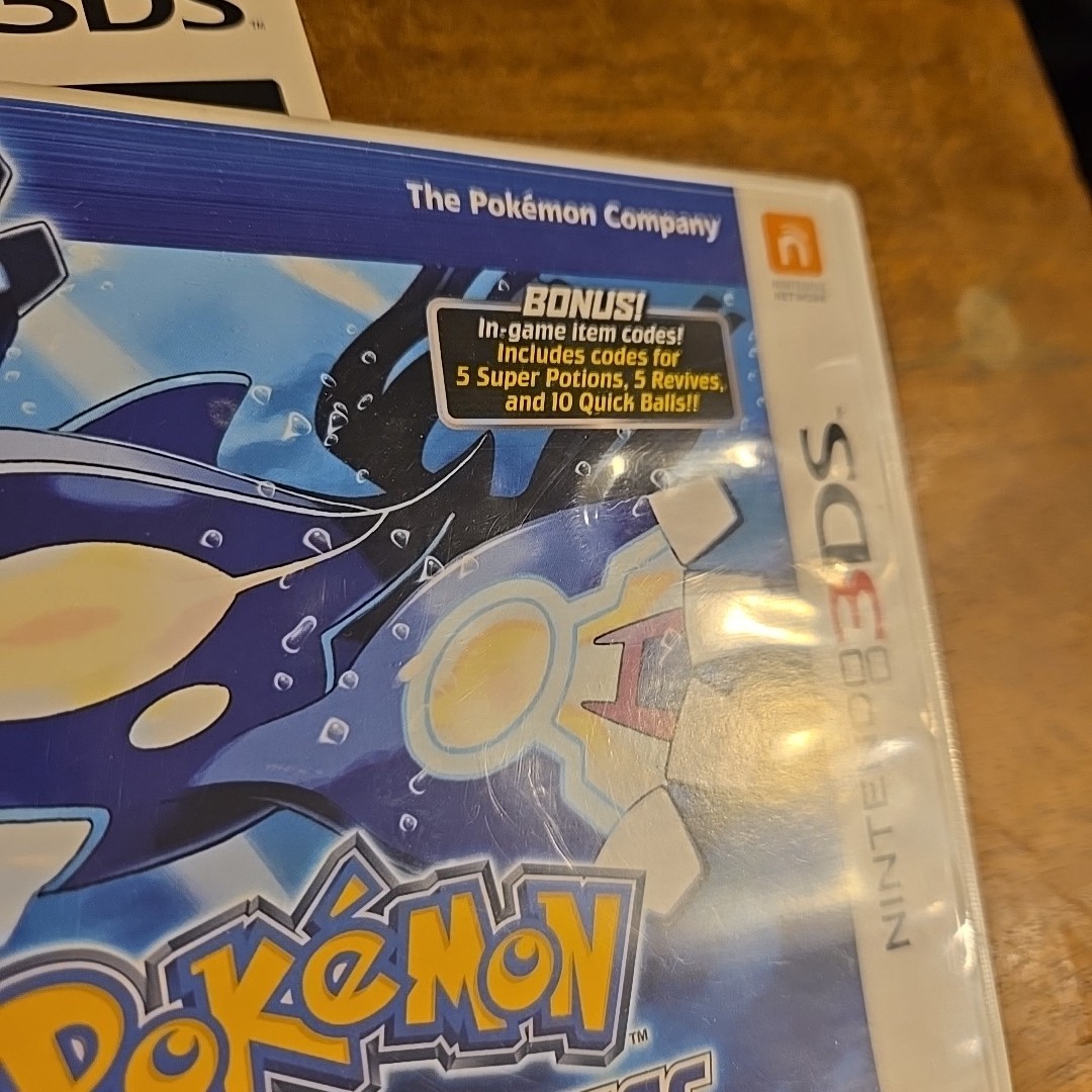 Pokemon Omega Ruby & Alpha Sapphire – BONUS Variant – W/ Bonus Insert -NO GAME