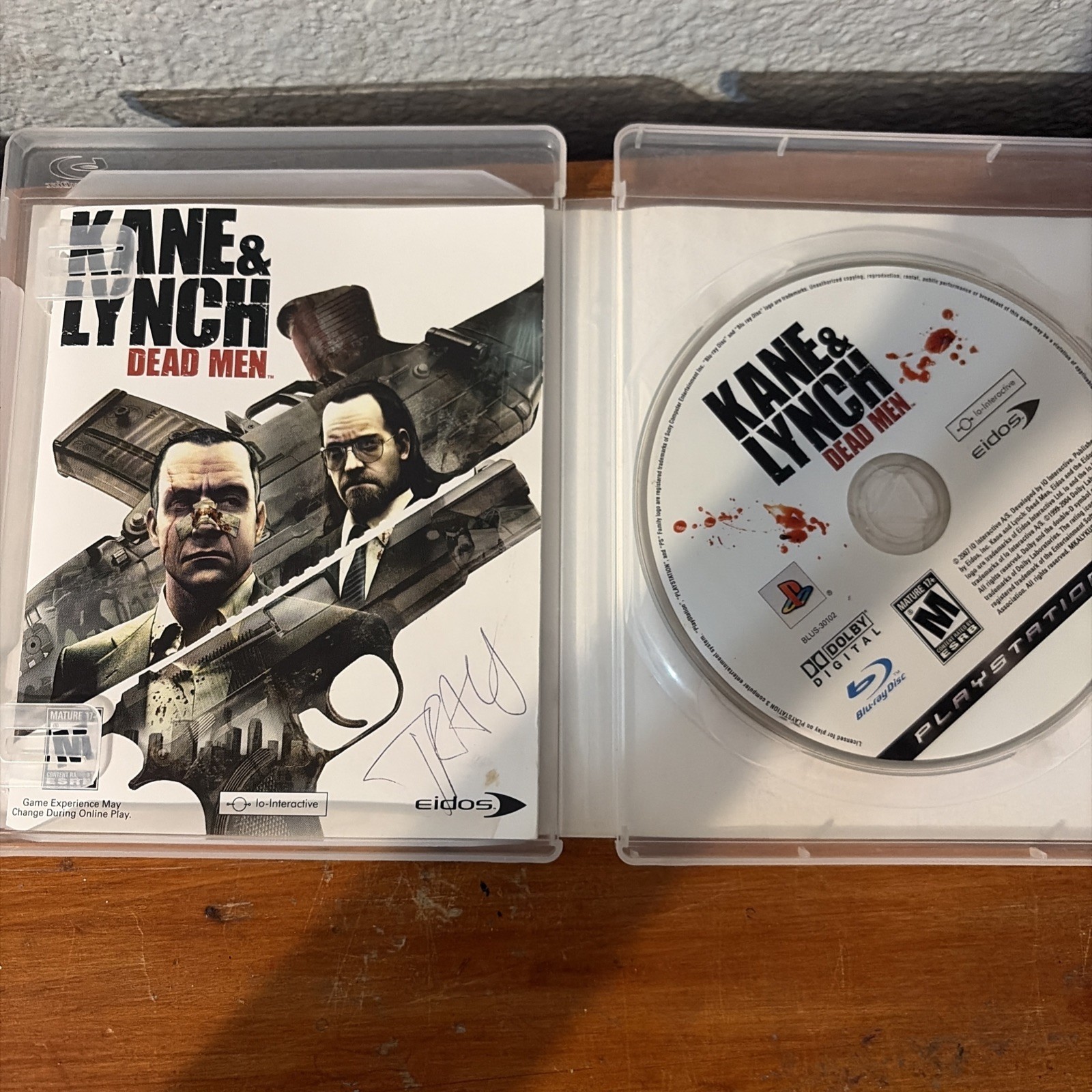 Kane & Lynch Dead Men Sony PlayStation 3 Complete