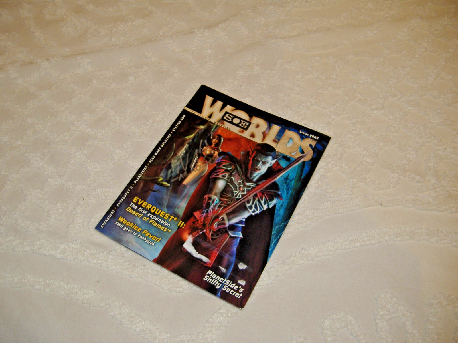 EVERQUEST SIGNED BY BRAD MCQUAID! SIGNED BY LEAD DEV! SEE VIDEO!