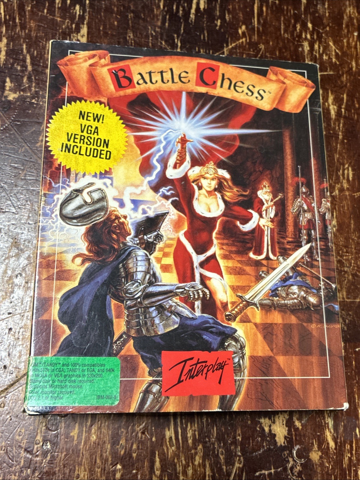 1990 Battle Chess – MS-DOS PC Computer Video Game Floppy Disks (3.5” & 5.25”)