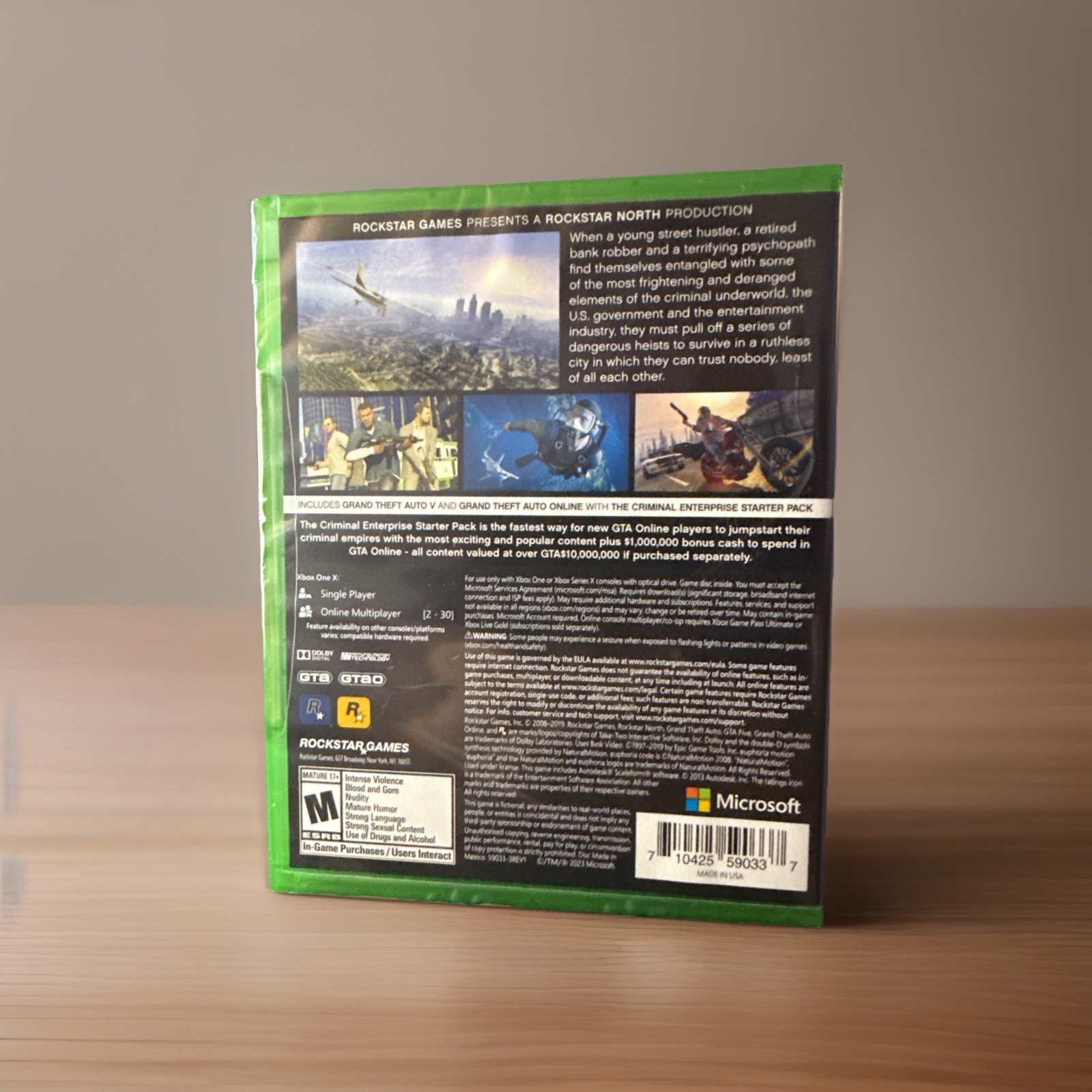 Grand Theft Auto V Premium Edition Xbox One – Series X – Fast Shipping