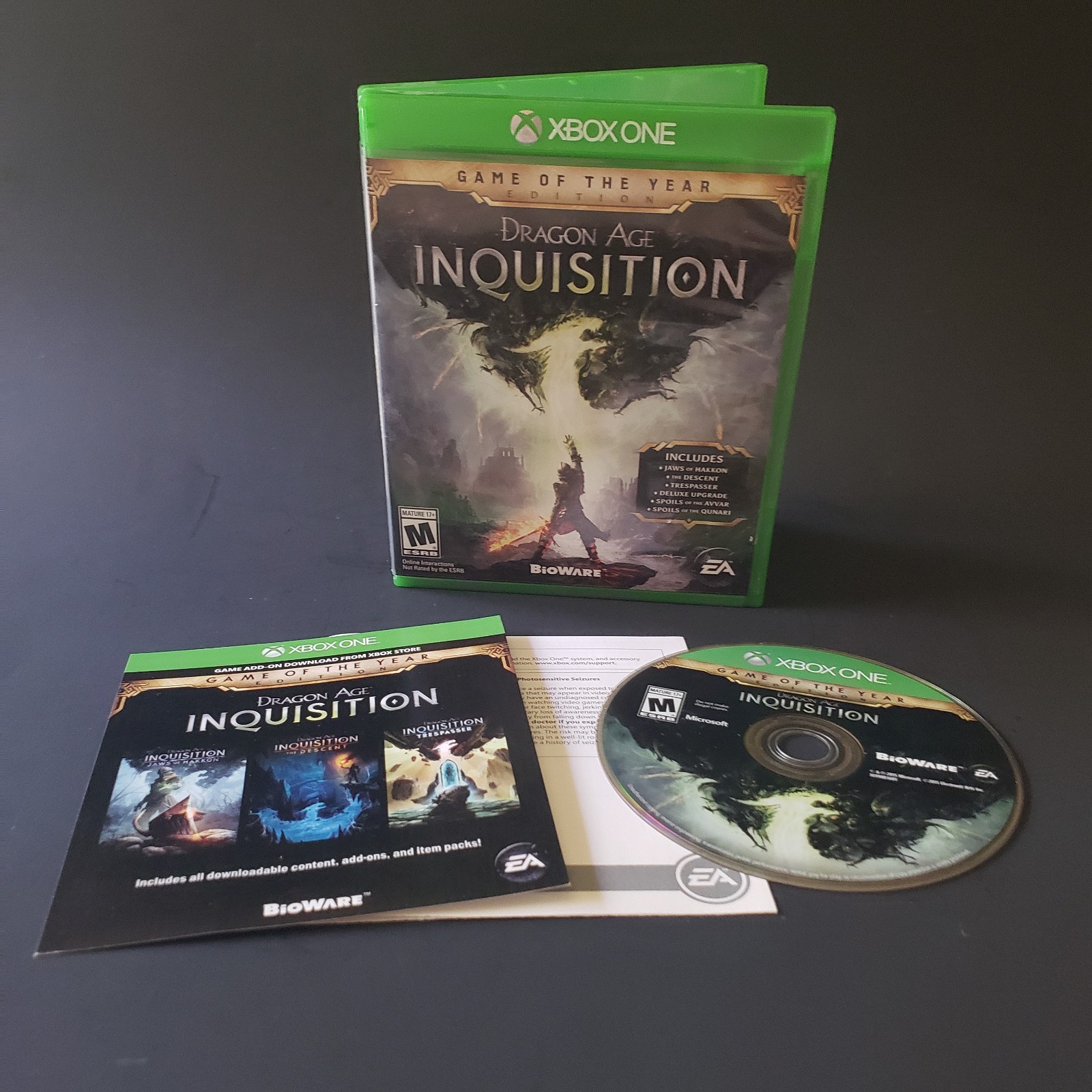 Dragon Age: Inquisition Game of the Year Edition (Microsoft Xbox One) Complete