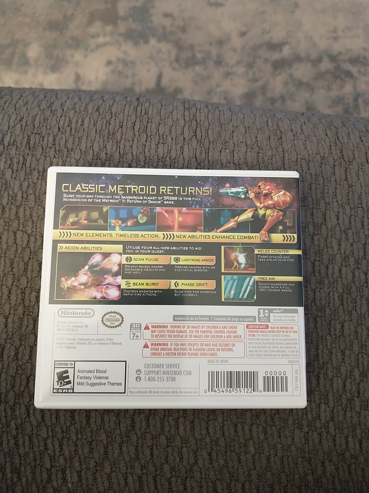 Metroid: Samus Returns (3DS, 2017) CIB Complete Mint /Clean
