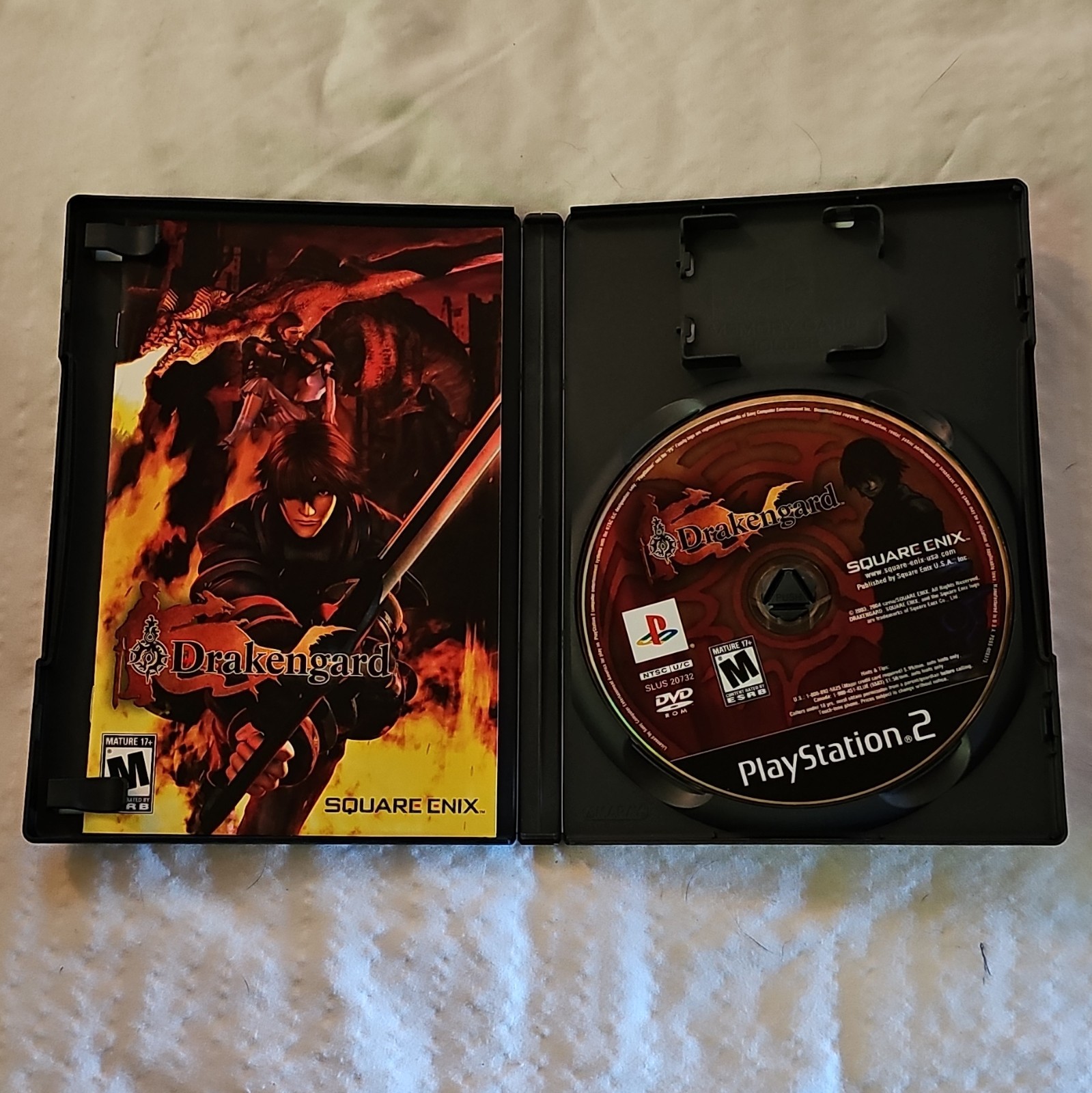 Square Enix Drakengard Sony PlayStation 2 CIB Manual 2003 M NTSC-U/C