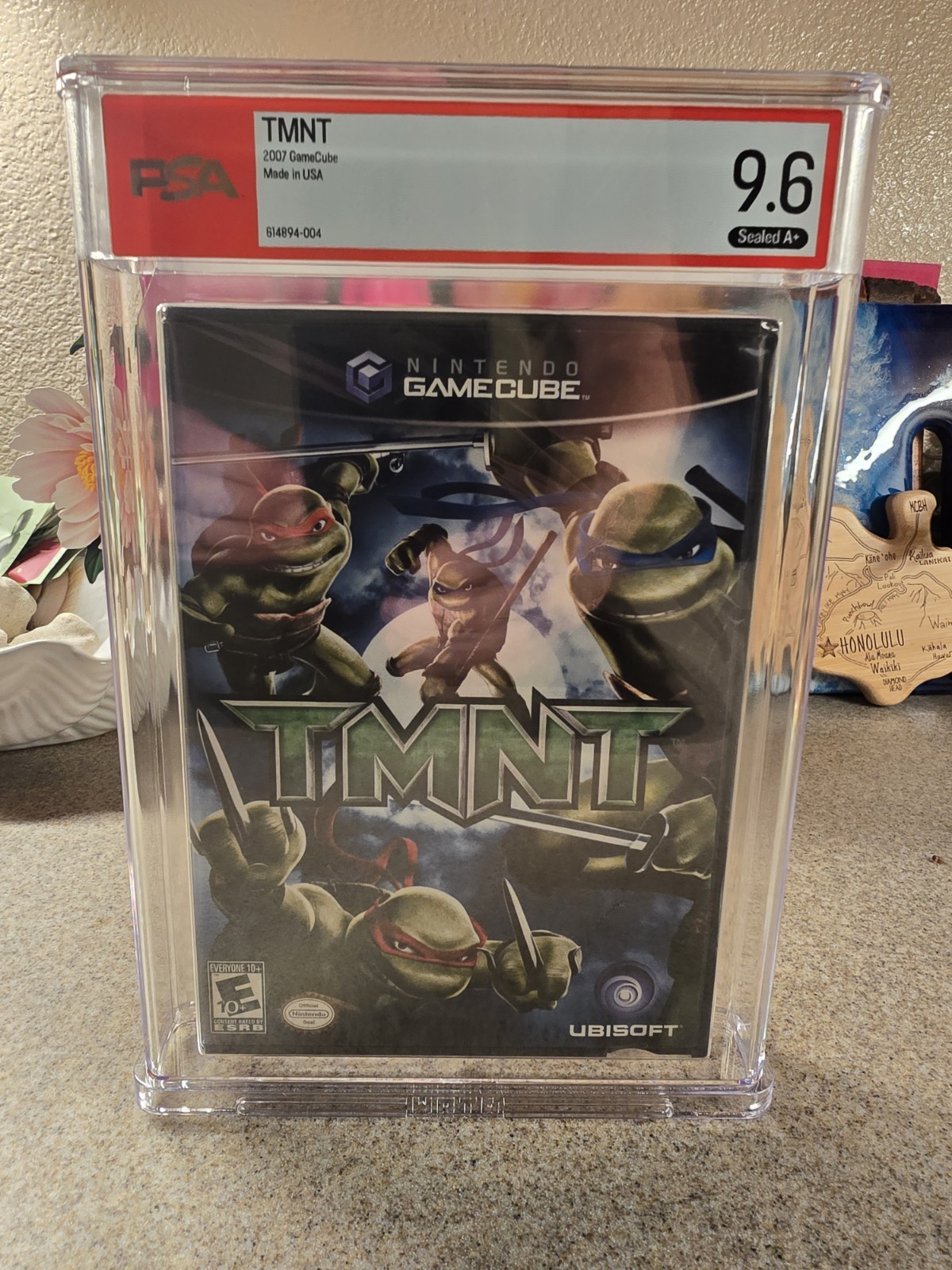 2007 TMNT Nintendo Gamecube Graded PSA 9.6 A+ Sealed!