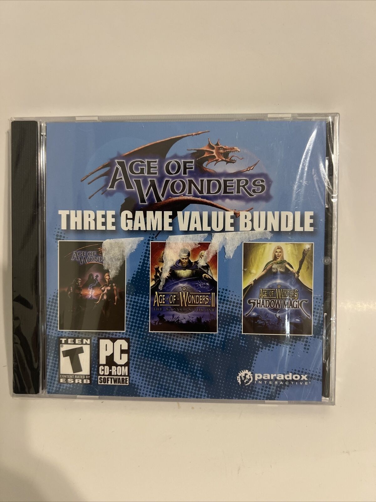 Age of Wonders – 3 Game Bundle – PC CD-Rom – NEW, Sealed