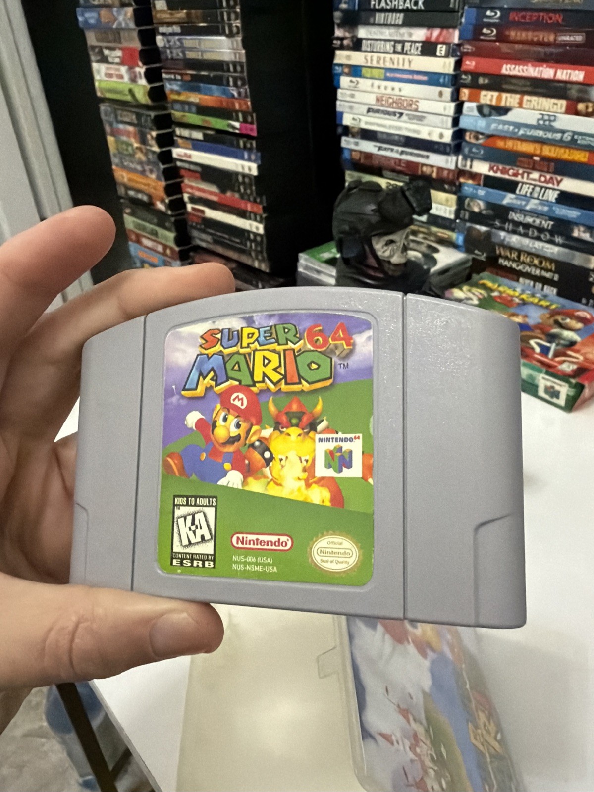 Super Mario 64 ( Nintendo 64 N64 ) Near Mint- Authentic – Cleaned-Tested W/ Case