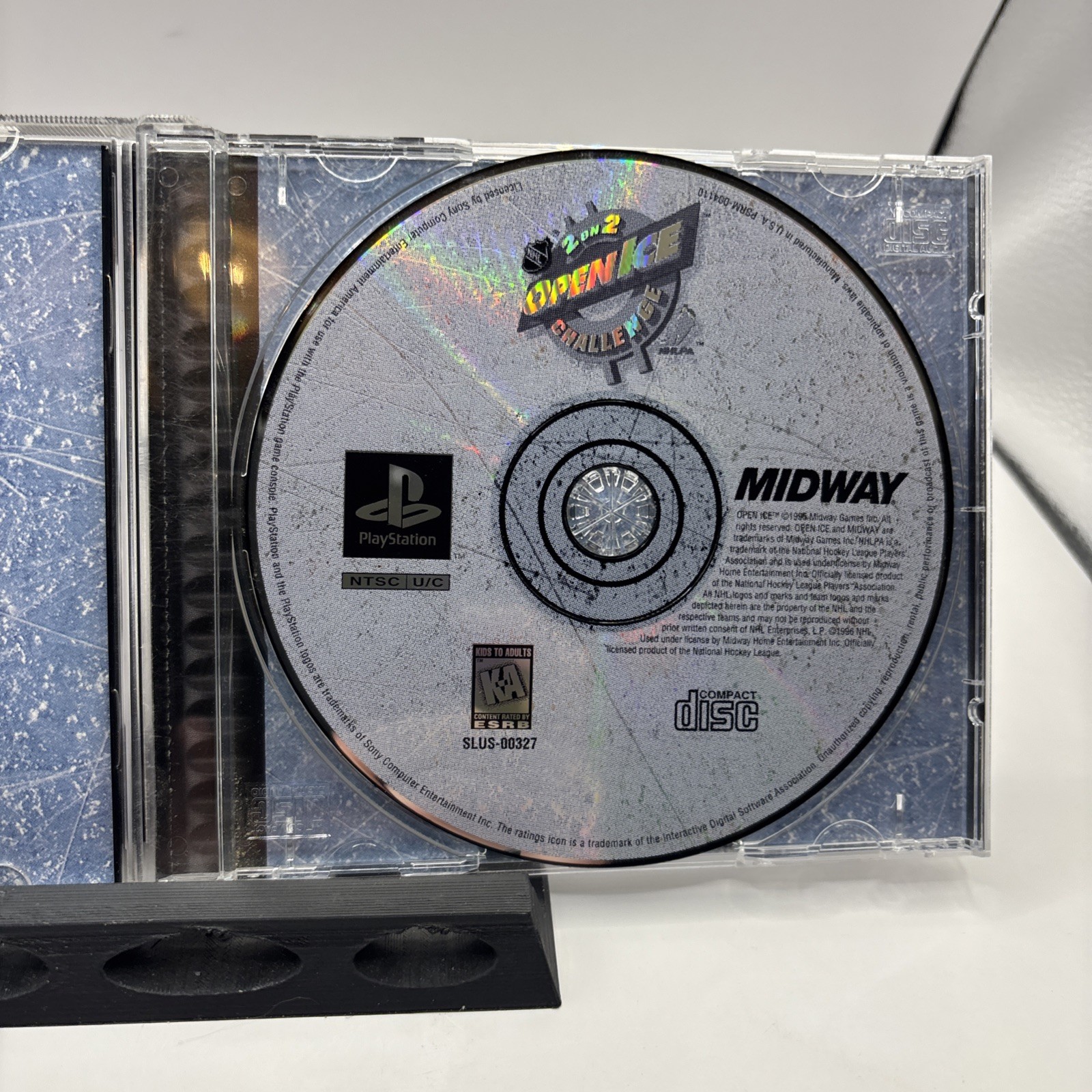 NHL Open Ice 2 On 2 Challenge PS1 Playstation 1 CIB With Registration Card