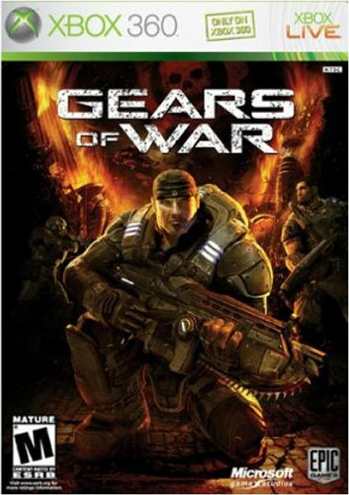Gears Of War Game For Xbox 360 Very Good 8E