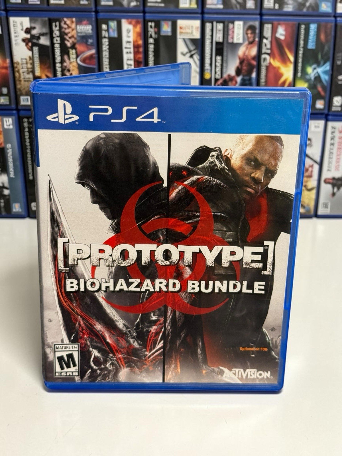 Prototype Biohazard Bundle PlayStation 4 PS4 + Case Good Shape Free Ship USA