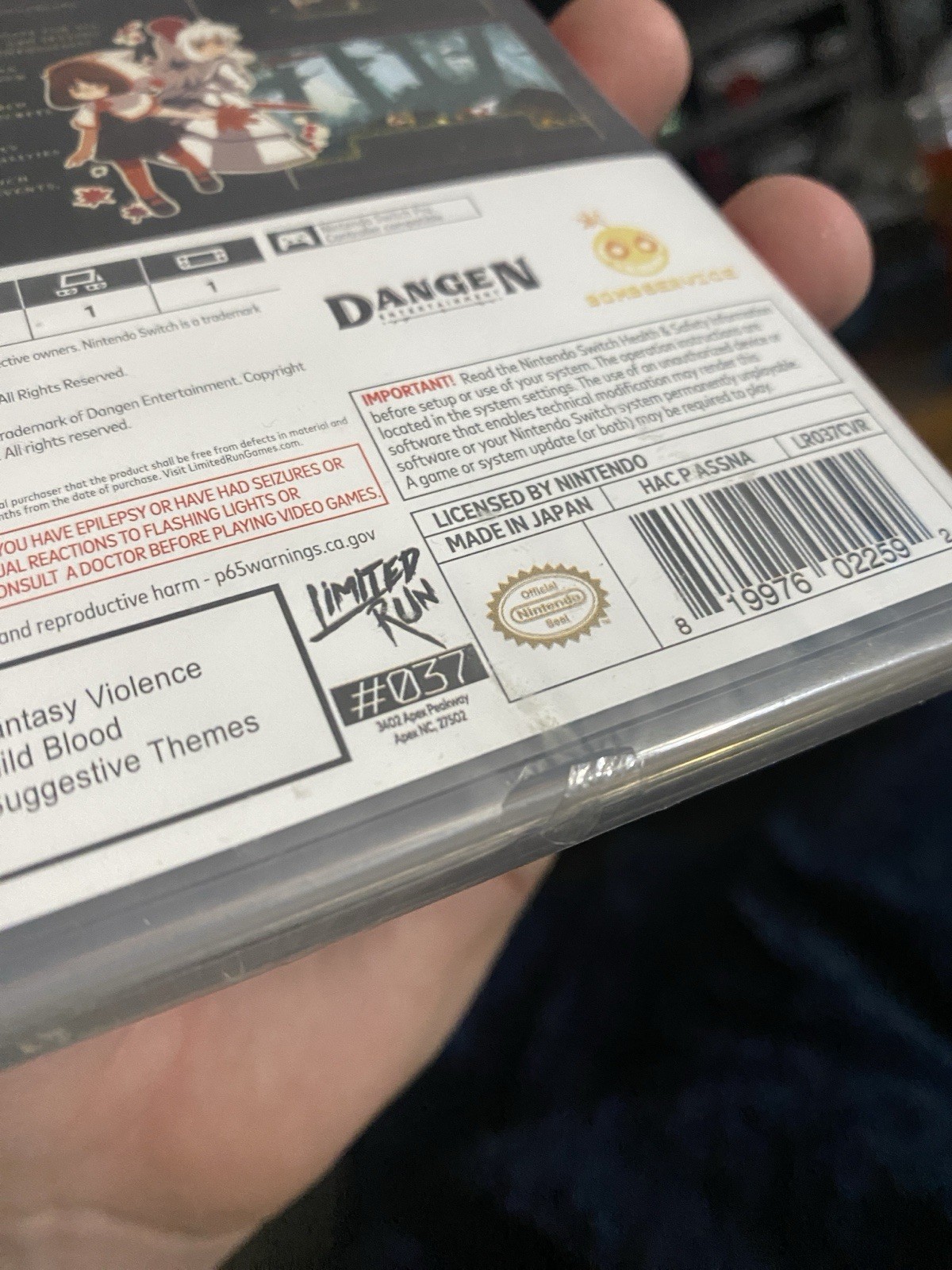 Momodora Reverie Under the Moonlight SEALED NEW Nintendo Switch Limited Run RARE